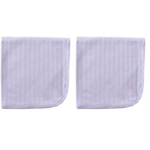 imageTouched by Nature Unisex Baby Organic Cotton Swaddle Receiving and MultiPurpose Blanket Lavender One Size Pack of 2