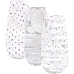 imageTouched by Nature Unisex Baby Organic Cotton Swaddle Wraps Boho Fox 03 MonthsSafari