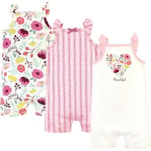 imageTouched by Nature babyboys Organic Cotton RompersBotanical