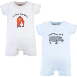 imageTouched by Nature babyboys Organic Cotton RompersEndangered Rhino