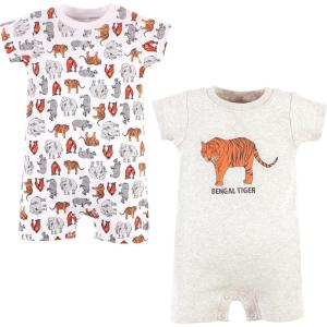 imageTouched by Nature babyboys Organic Cotton RompersEndangered Tiger