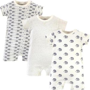 imageTouched by Nature babyboys Organic Cotton RompersHedgehog