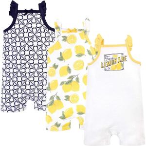 imageTouched by Nature babyboys Organic Cotton RompersLemon Tree
