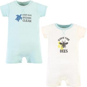 imageTouched by Nature babyboys Organic Cotton RompersSave the Bees