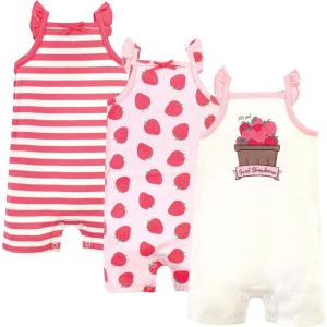 imageTouched by Nature babyboys Organic Cotton RompersStrawberries