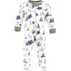 imageTouched by Nature Unisex Baby Organic Cotton Sleep and PlayCamping Animals