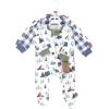 imageTouched by Nature Unisex Baby Organic Cotton Sleep and PlayCamping Animals