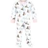 imageTouched by Nature Unisex Baby Organic Cotton Sleep and PlayPink Camping Animals