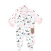 imageTouched by Nature Unisex Baby Organic Cotton Sleep and PlayPink Camping Animals