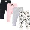 imageTouched by Nature Baby Girls Organic Cotton PantsBlack Floral