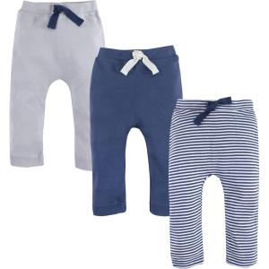 imageTouched by Nature Baby Girls Organic Cotton PantsBlue Cream