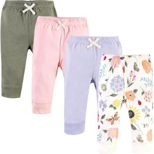 imageTouched by Nature Baby Girls Organic Cotton PantsFlutter Garden