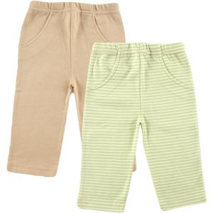 imageTouched by Nature Baby Girls Organic Cotton PantsGreen