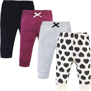 imageTouched by Nature Baby Girls Organic Cotton PantsHeart
