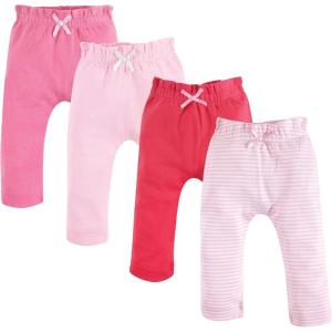 imageTouched by Nature Baby Girls Organic Cotton PantsLt Pink Coral