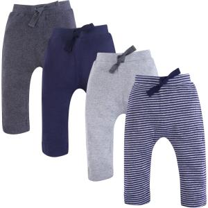 imageTouched by Nature Baby Girls Organic Cotton PantsNavy Gray