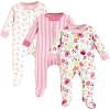 imageTouched by Nature Baby Girls Organic Cotton Sleep and PlayBotanical
