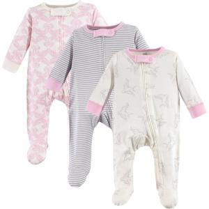 imageTouched by Nature Baby Girls Organic Cotton Sleep and PlayBird