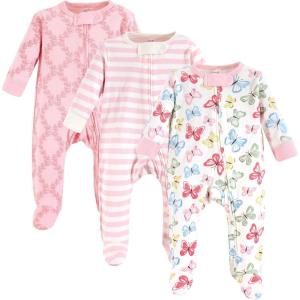 imageTouched by Nature Baby Girls Organic Cotton Sleep and PlayButterflies