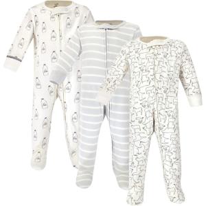 imageTouched by Nature Baby Girls Organic Cotton Sleep and PlayFarm Friends