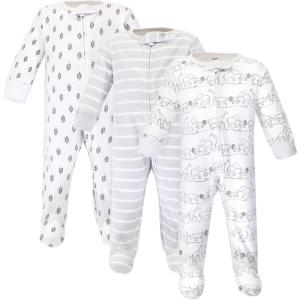 imageTouched by Nature Baby Girls Organic Cotton Sleep and PlaySafari