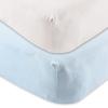 imageOrganic Cotton Fitted Crib Sheet 2PackWhiteBlue 2 Pk