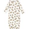 imageTouched by Nature Unisex Baby Organic Cotton GownsCookies and Milk