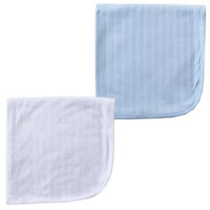imageTouched by Nature Organic Cotton Swaddle Blanket 2PackBlueWhite
