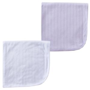 imageTouched by Nature Organic Cotton Swaddle Blanket 2PackLavenderWhite