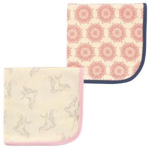 imageTouched by Nature Organic Cotton Swaddle Blanket 2PackMoroccanBird