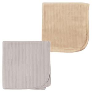 imageTouched by Nature Organic Cotton Swaddle Blanket 2PackTanGray