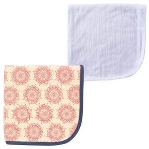 imageTouched by Nature Organic Cotton Swaddle Blanket 2PackWhiteMoroccan