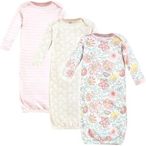 imageTouched by Nature Unisex Baby Organic Cotton GownsTraditional Floral