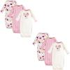imageTouched by Nature Baby Girls Organic Cotton Gowns MultipackBotanical 6piece