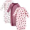 imageTouched by Nature Baby Girls Organic Cotton Kimono GownsBlush Blossom
