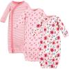 imageTouched by Nature Baby Girls Organic Cotton Kimono GownsCoral Garden