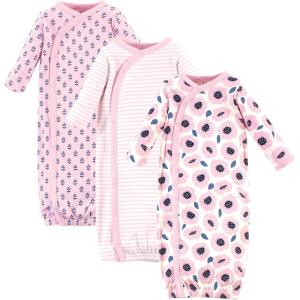 imageTouched by Nature Baby Girls Organic Cotton Kimono GownsBlossoms