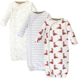 imageTouched by Nature Baby Girls Organic Cotton Kimono GownsBoho Fox