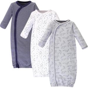 imageTouched by Nature Baby Girls Organic Cotton Kimono GownsConstellation