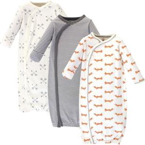 imageTouched by Nature Baby Girls Organic Cotton Kimono GownsFox