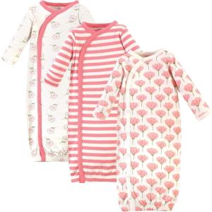 imageTouched by Nature Baby Girls Organic Cotton Kimono GownsTulip