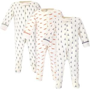 imageTouched by Nature Unisex Baby Organic Cotton Sleep and PlayPrints Tribal