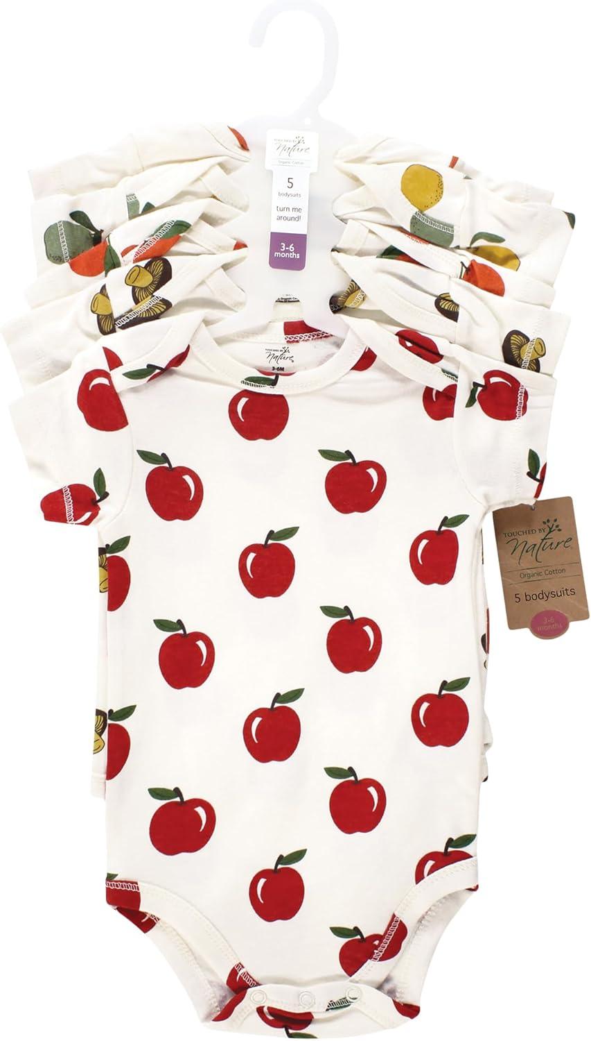 imageTouched by Nature babygirls Organic Cotton BodysuitsFruits and Veggies