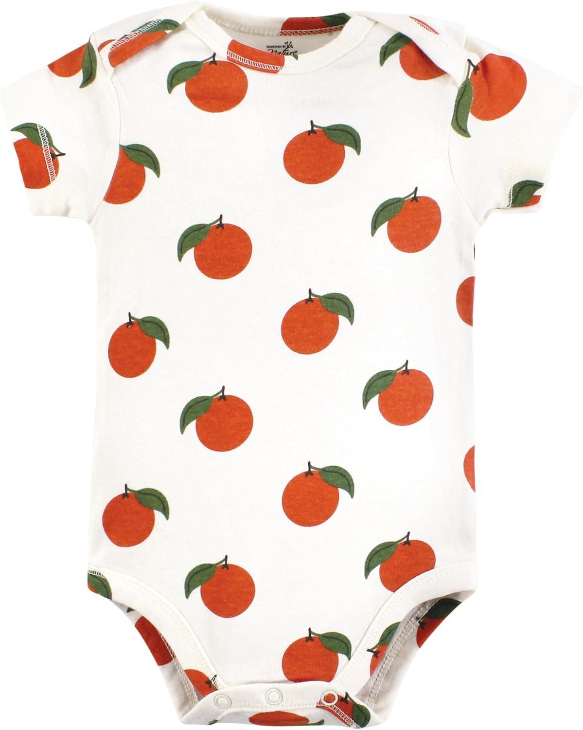 imageTouched by Nature babygirls Organic Cotton BodysuitsFruits and Veggies