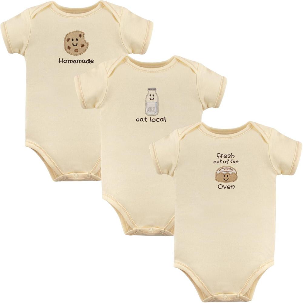 imageTouched by Nature babygirls Organic Cotton BodysuitsOven