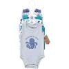 imageTouched by Nature Unisex Baby Organic Cotton Bodysuits Mystic Sea 1218 Months
