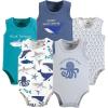 imageTouched by Nature Unisex Baby Organic Cotton Bodysuits Mystic Sea 69 Months