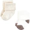imageTouched by Nature Unisex Baby Organic Cotton SocksBrown Bear