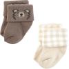 imageTouched by Nature Unisex Baby Organic Cotton SocksBrown Bear