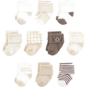 imageTouched by Nature Unisex Baby Organic Cotton SocksBrown Bear